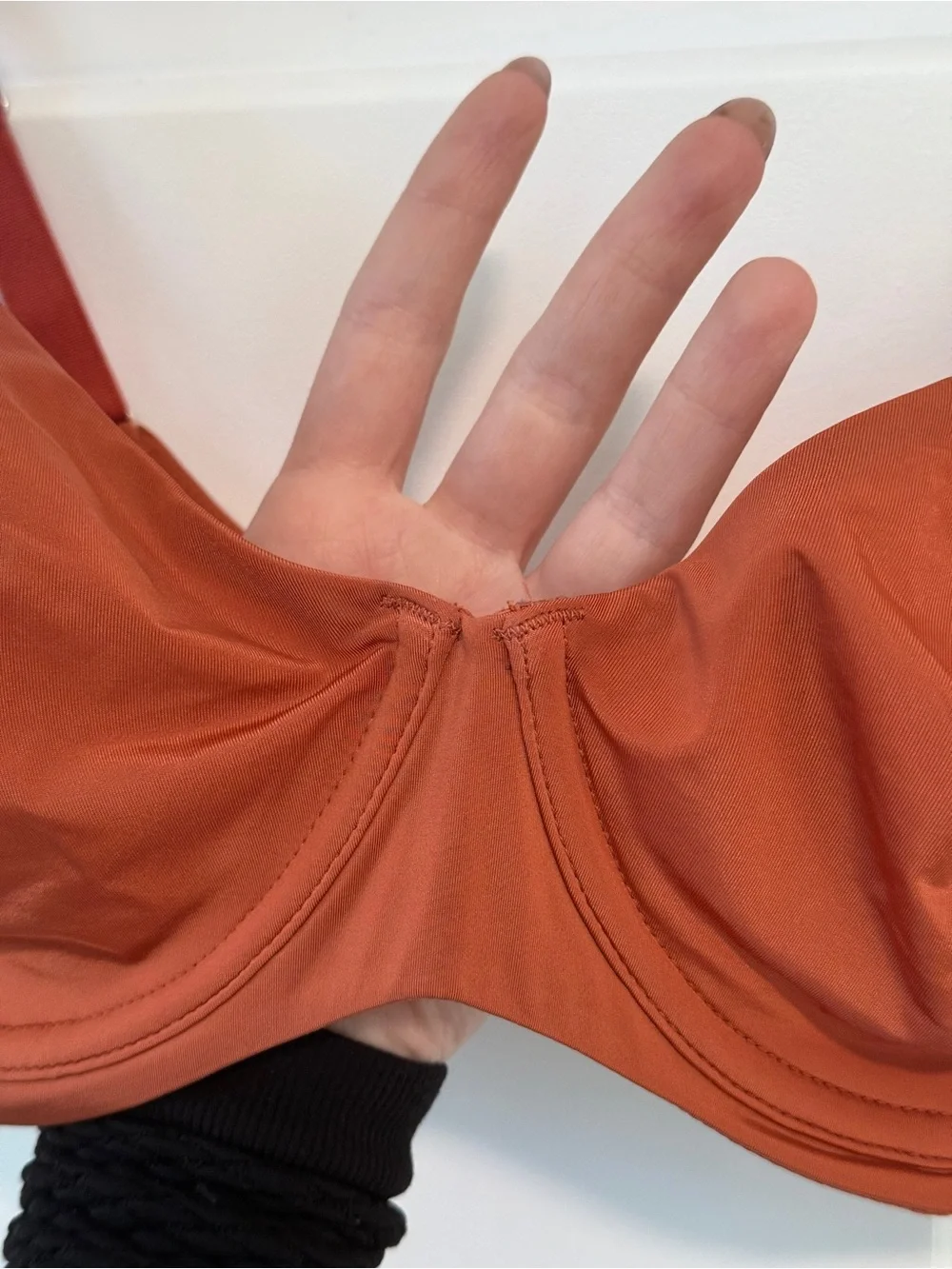 CUUP The Scoop Bra 34D Terracotta / Clay The Scoop - Microfiber Smooth Silky Bra